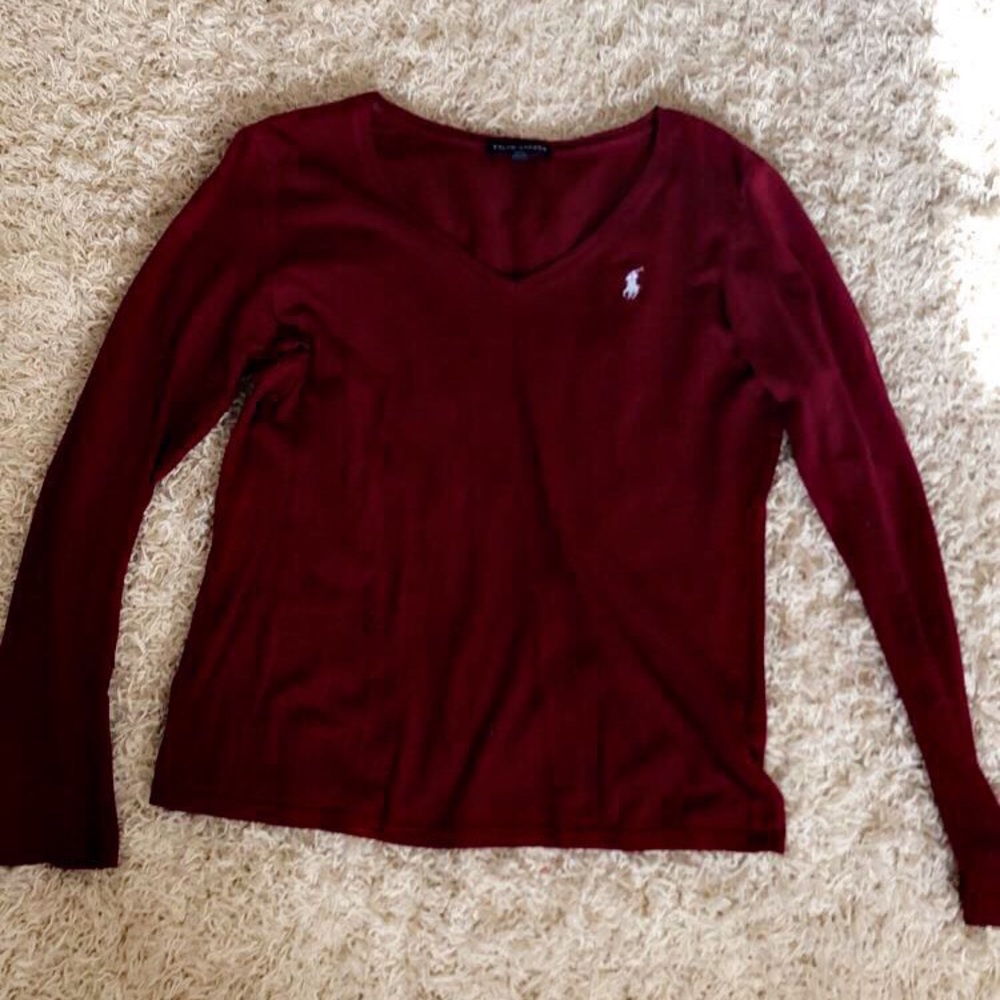 A maroon shirt, only used twice!
